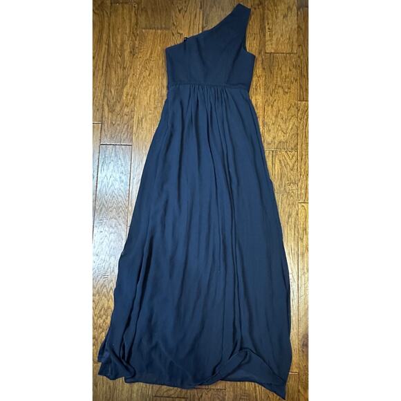 NWOT Adrianna Papell Women's One Shoulder Chiffon Gown SZ 0 - Picture 6 of 6